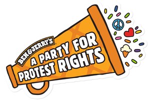 Raise Your MegaCONE with Ben & Jerry's: A Party for Protest Rights