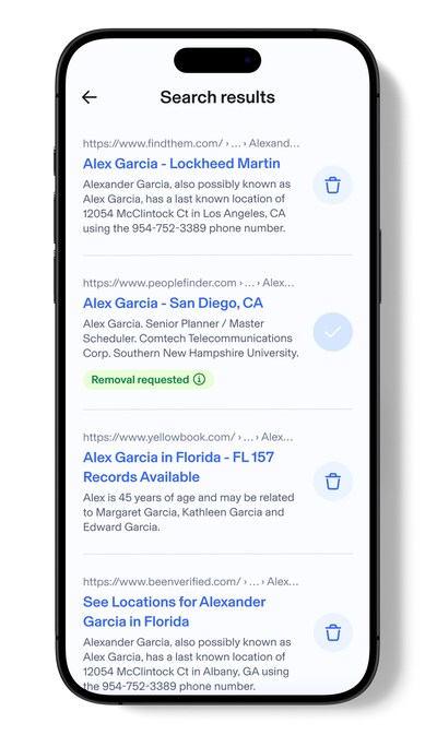 Automated Google PII Removal