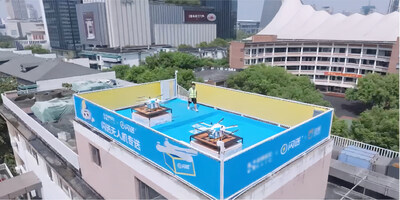 FlashEx Drone Prepares for Landing (PRNewsfoto/BingEx Limited)