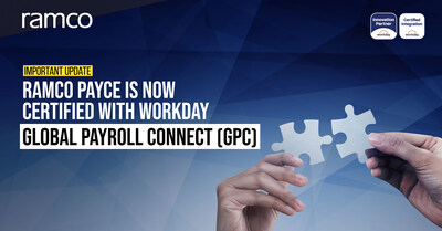 Global payroll just got smarter!Ramco Payce is certified with Workday Global Payroll Connect (GPC) which means faster rollouts, consistent governance, a unified access model through Workday, and lower integration and change management costs for enterprises worldwide. 