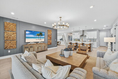 Mattamy Homes new community at Crosswind Ranch in Parrish, FL has stylish homes that meet homebuyers’ budgets. The new models offer just a sample of the 24 distinctive single-family and town home floorplans available. (CNW Group/Mattamy Homes Limited)