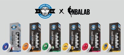 Game Face Grooming NBA Branded Sneaker Cleaning Wipes