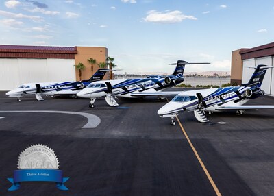 Thrive Aviation's G600 and Longitudes - part of it's impressive fleet Thrive Aviation's G600 and Longitudes - part of it's impressive fleet