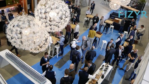 A crowd gathered at Fizyr's 2024 Automation & Robotics Conference