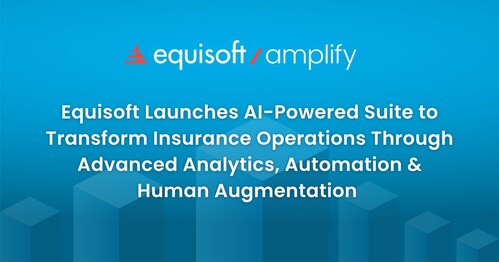 Equisoft/amplify combines advanced analytics, insurance-specific AI agents, and human-in-the-loop workflows to accelerate product innovation and enhance operational excellence for any policy administration system. (CNW Group/Equisoft Inc.)
