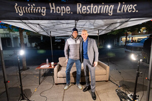CityTeam Portland Features Mayor Wilson At Conversations On A Bench Event on World Homeless Day