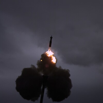 BAE Systems and the U.S. Army Combat Capabilities Development Command Armaments Center successfully tested the Scorpio-XR artillery projectile from a 155mm howitzer. (Credit: BAE Systems)