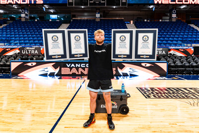 Jass Breaks Four GUINNESS WORLD RECORDSTM Titles in Just Four Hours