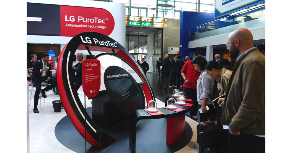LG SHOWCASES PUROTEC™ ANTIMICROBIAL MATERIAL AT K SHOW IN GERMANY