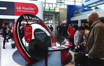 Demonstrating the depth and diversity of its offerings, LG unveiled five core PuroTec product lines at the show. (PRNewsfoto/LG Electronics, Inc.)