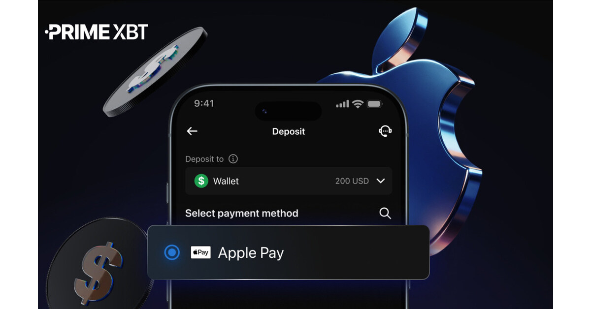 PrimeXBT Launches Apple Pay for Seamless Deposits on Mobile