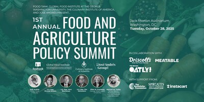 MEDIA ADVISORY: 1st Annual Food & Agriculture Policy Summit Comes to D.C.