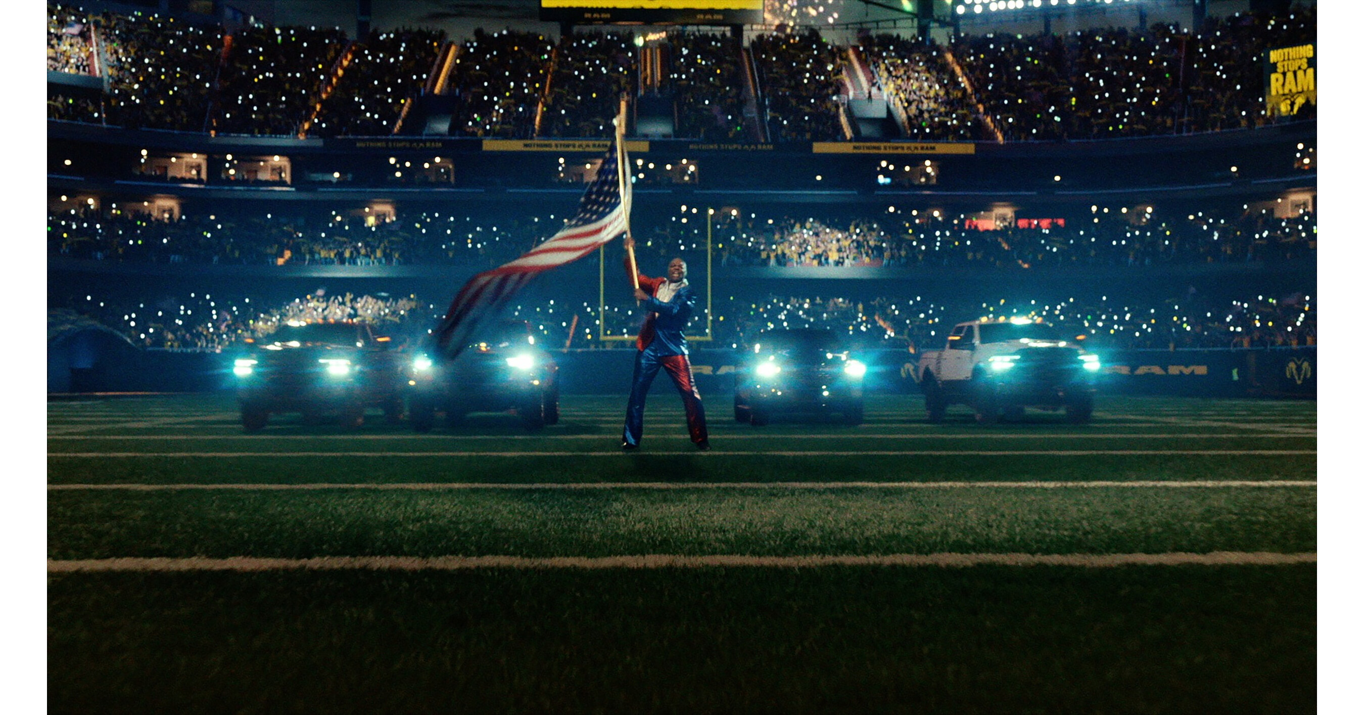 Actor Terry Crews Is Face (and Singing Voice!) of College Football Marketing Campaign for Ram