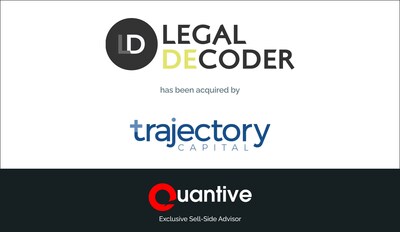 Quantive Advises Legal Decoder on Strategic Investment by Trajectory Capital Management