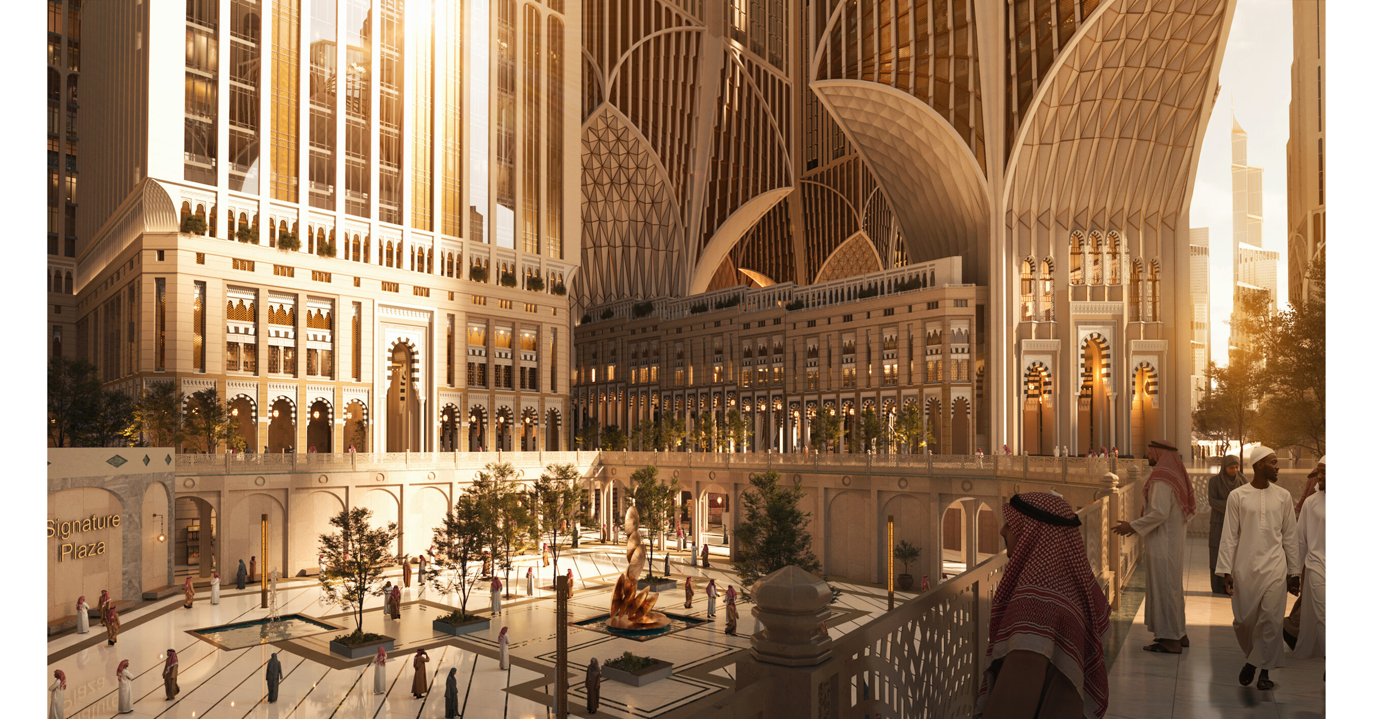 Yang Mulia Putra Mahkota Mengumumkan Proyek "Pintu Raja Salman" di Makkah