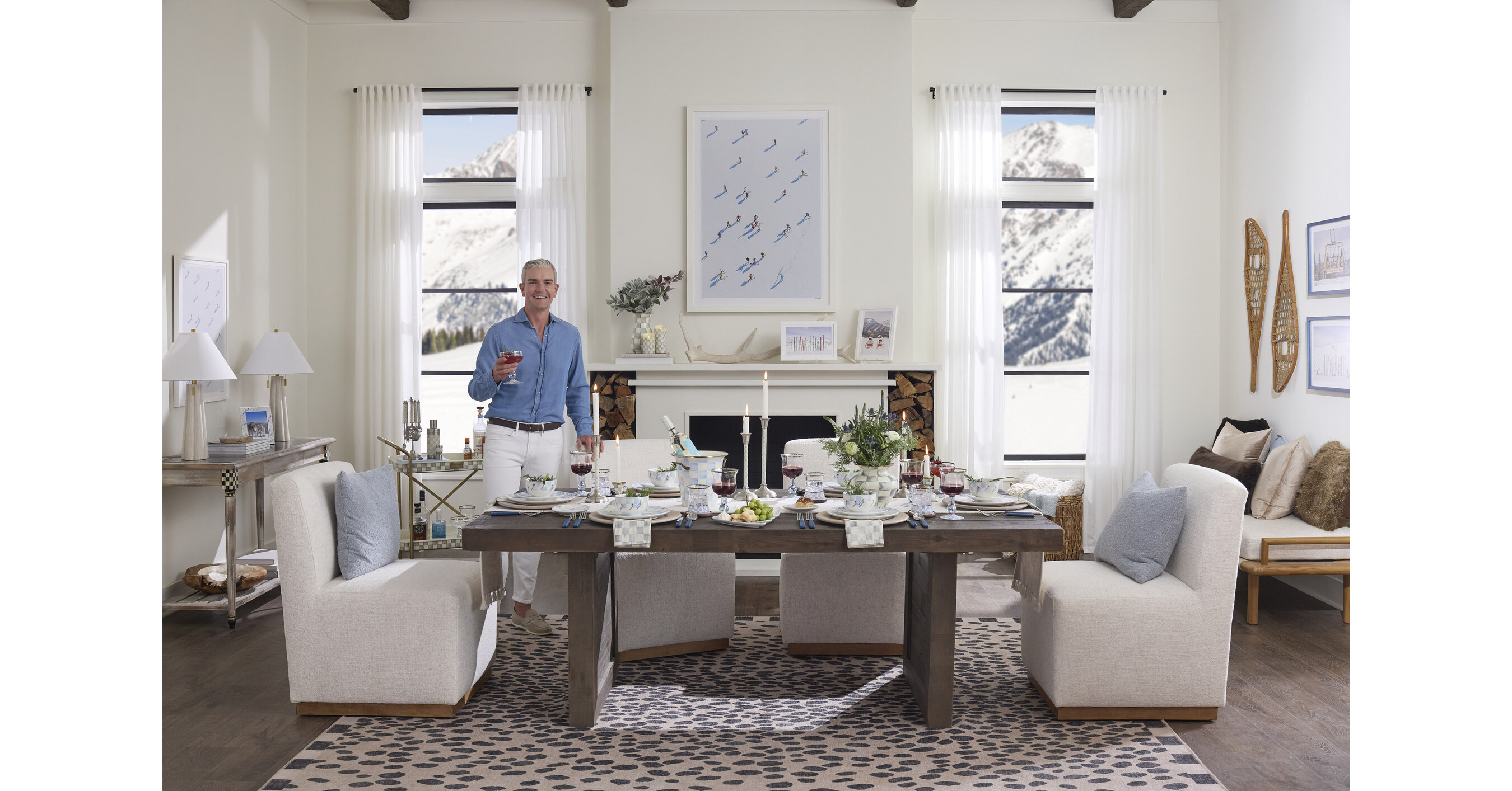 MacKenzie-Childs Partners with Fine Art Photographer Gray Malin for Whimsical Winter Collection