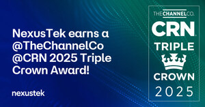 NexusTek Earns CRN's 2025 Triple Crown--Honored for Growth, Innovation, and Technical Excellence