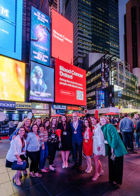 Two Clear Channel Outdoor digital billboards in Times Square were illuminated with messages uplifting Blood Cancer United’s community of patients, families, volunteers, supporters and partners.