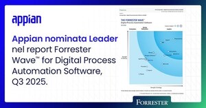 Appian nominata Leader nel Digital Process Automation Software Report da una società di ricerca indipendente