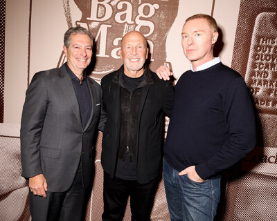 Coach CEO & Brand President Todd Kahn, Chairman Emeritus and former CEO Lew Frankfort & Creative Director Stuart Vevers at the 