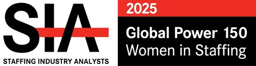 SIA’s 2025 Global Power 150 Women in Staffing Logo