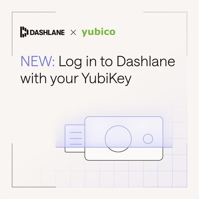 With one touch of a YubiKey, Dashlane users can now log in to their credential vault without the need for a master password.