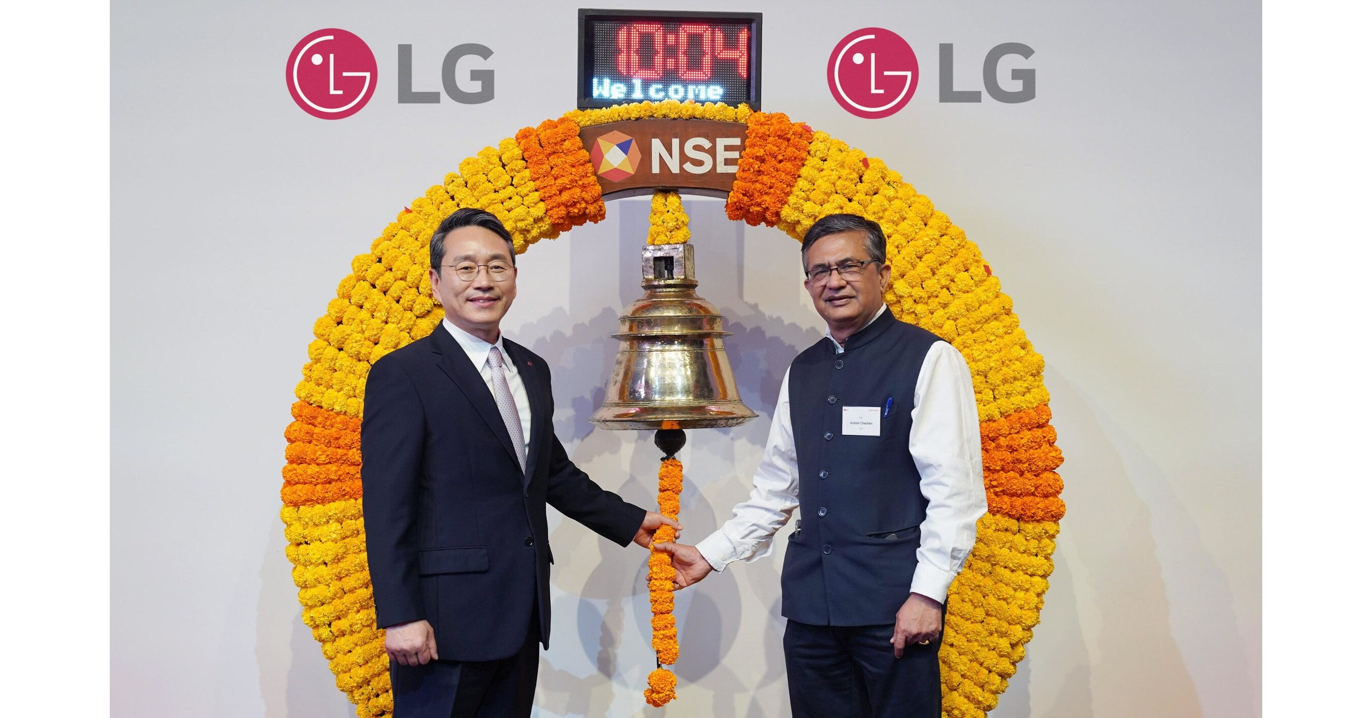 LG ELECTRONICS INDIA LISTS ON NSE
