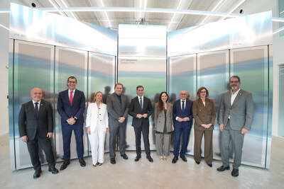 Juan Ignacio Pérez Iglesias, Minister of Science, Universities and Innovation of the Basque Government; Horacio Morell, General Manager, IBM Spain; Eider Mendoza, Head of the Provincial Council of Gipuzkoa; Jay Gambetta, Director of IBM Research, IBM Fellow; Imanol Pradales, Lehendakari of the Basque Country; Bajartxo Tejería, President of the Basque Parliament; Ramiro González, General Deputy of Araba / Álava; Elixabete Etxanobe, President of Bizkaia; and Eneko Goia, Mayor of Donostia / San Sebastián, in front of Europe's first IBM Quantum System Two, located at the IBM-Euskadi Quantum Computational Center in San Sebastián, Spain. (Photo credit: Irekia) Juan Ignacio Pérez Iglesias, Minister of Science, Universities and Innovation of the Basque Government; Horacio Morell, General Manager, IBM Spain; Eider Mendoza, Head of the Provincial Council of Gipuzkoa; Jay Gambetta, Director of IBM Research, IBM Fellow; Imanol Pradales, Lehendakari of the Basque Country; Bajartxo Tejería, President of the Basque Parliament; Ramiro González, General Deputy of Araba / Álava; Elixabete Etxanobe, President of Bizkaia; and Eneko Goia, Mayor of Donostia / San Sebastián, in front of Europe's first IBM Quantum System Two, located at the IBM-Euskadi Quantum Computational Center in San Sebastián, Spain. (Photo credit: Irekia)