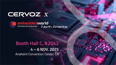 Cervoz to Showcase Edge Storage, Memory, and Expansion Cards at Embedded World North America 2025
