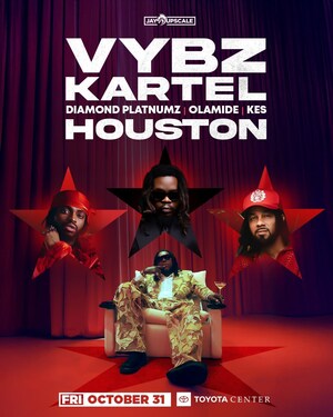 History in Houston: Vybz Kartel, With Guests Olamide (Nigeria), Diamond Platnumz (Tanzania) &amp; Kes (Trinidad &amp; Tobago) Headline the Biggest Afro-Caribbean Concert of the Year