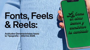 Nueva investigación de Monotype revela una división generacional en las preferencias tipográficas en redes sociales