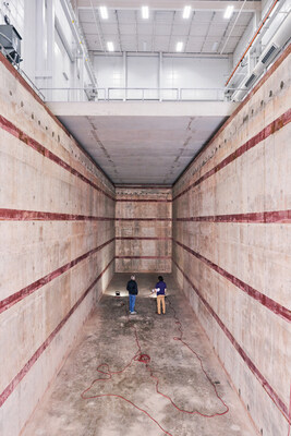 MSR-1 Demonstration Facility - Reactor Bay from below
