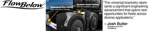FlowBelow Expands Market Reach with Universal Bracketry for Tractor AeroKit with Flex Fairing