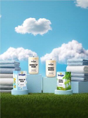 Inspired by Snuggle® Brand's Best-Selling Scents, New Homesick Candles Bring Laundry to Homes in a Fresh New Way