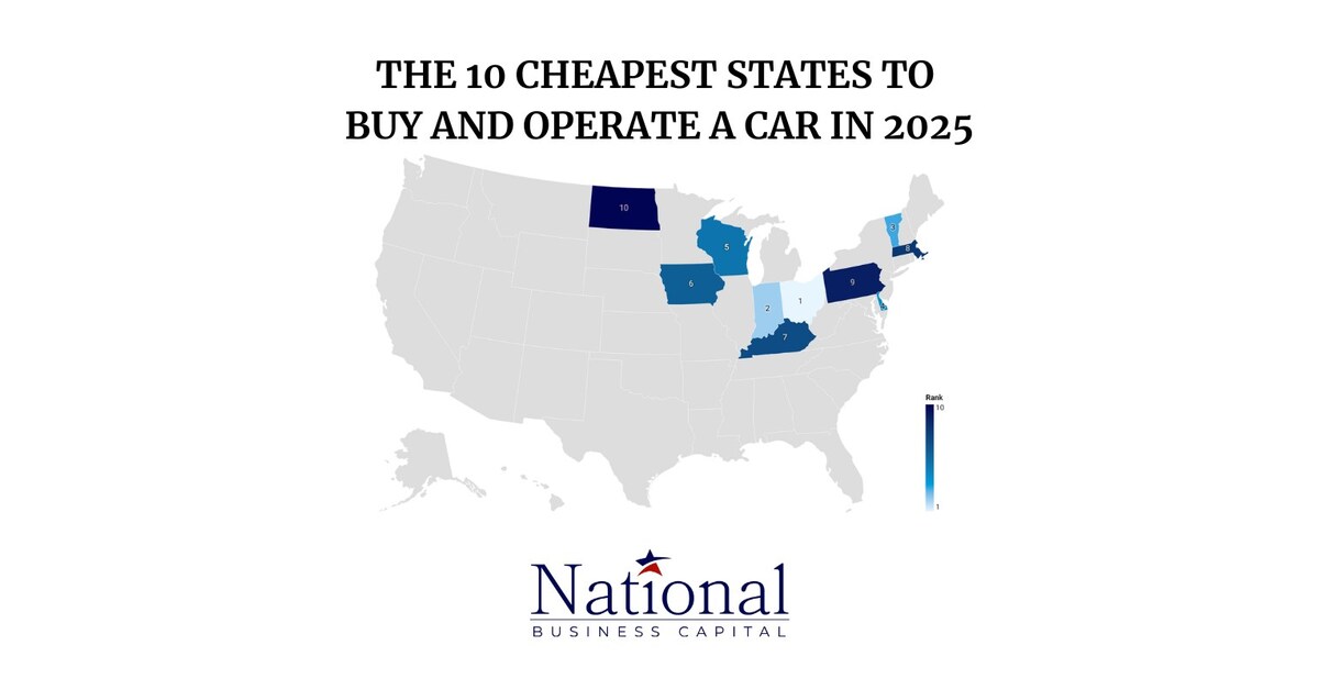 Midwest Shifts Into High Gear: Ohio And Indiana Named Best States To Buy And Own A Car In 2025