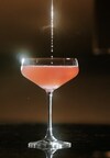 Blueberry Matcha Martini