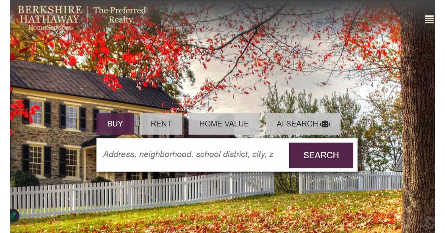 Berkshire Hathaway HomeServices The Preferred Realty Launches AI-Powered Home Search - PR Newswire