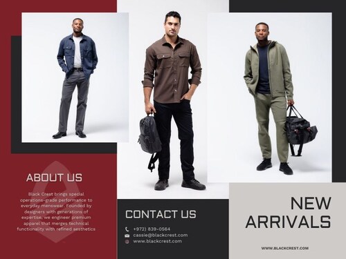 Black Crest Launches Fall/Winter Collection: Military-Grade Performance Meets Refined Menswear
