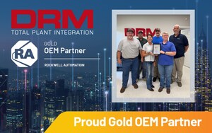 DRM Earns Gold OEM Partner Status from Rockwell Automation