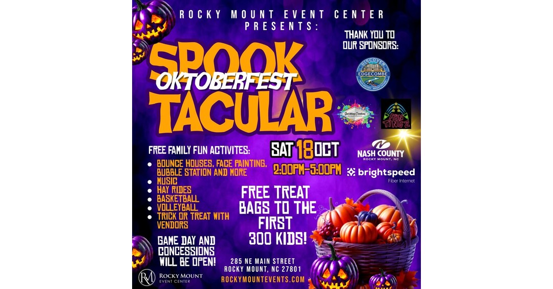 The Rocky Mount Event Center's Spooktacular Oktoberfest is Back and Bigger Than Ever