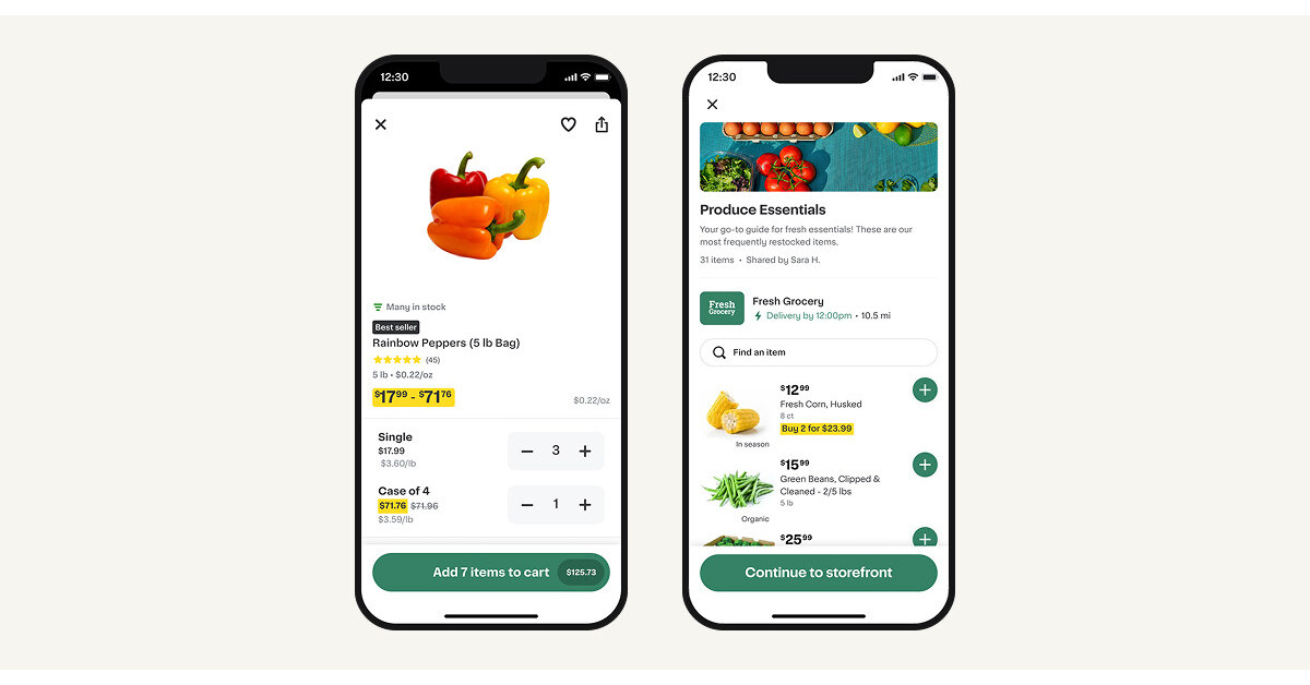 Instacart Launches New Business Features Across Retailer E-Commerce Sites