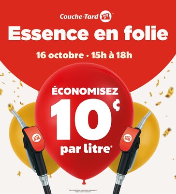 La Journée Essence en folie de Couche-Tard est de retour pour alimenter l’aventure en faisant naître l’espoir partout au Canada (Groupe CNW/Couche-Tard) La Journée Essence en folie de Couche-Tard est de retour pour alimenter l’aventure en faisant naître l’espoir partout au Canada (Groupe CNW/Couche-Tard)