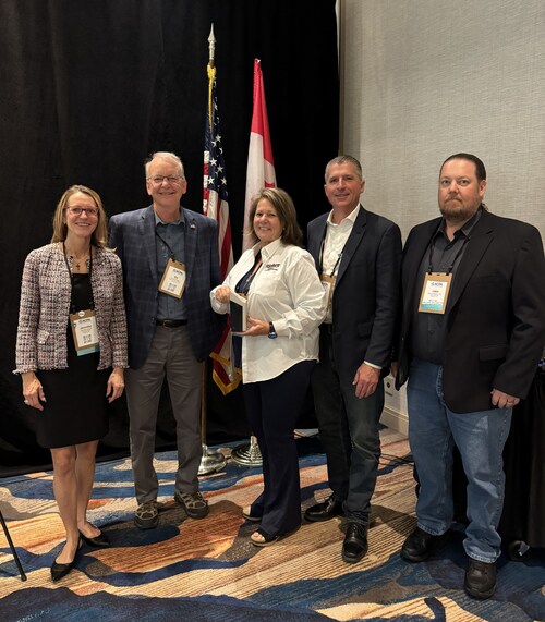 ACPA Committee Leadership Award winners, Jennifer Schaff, P.E., Ed Page, P.E., Aimee Connerton, John Susong, P.E. and Jake Jyrkama, P.E.
