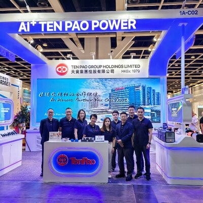 Chairman Hung and management team from Ten Pao Group introduced new products and technologies at 2025 Hong Kong Electronics Fair (Autumn Edition)