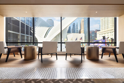 View from M Social Hotel New York Downtown Lobby.