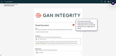 GAN Integrity Policy Management