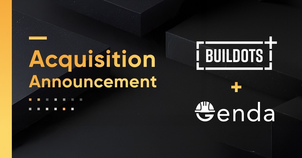 Buildots acquires Genda in industry-first move to unite construction progress and workforce insights