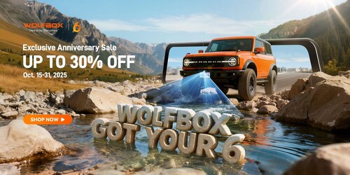 Wolfbox celebrates the brand’s sixth anniversary with up to 30% savings across the brand's entire product lineup.