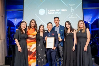 From left to right: Esther Li, Koren Wines (Managing Director, Xero Asia), Teo Shiu Wen, Tan Li Han
(Founding Partner, WLP Group), Neo Peng Hong, Tricia Ting, Sarah Foo (Head of Sales, Xero Asia).
The photograph was taken during the Xero Asia Awards 2025, where WLP Group was honoured as the e-
Invoicing Champion of the Year (Singapore) for its exceptional dedication to helping businesses adopt
and benefit from digital e-invoicing solutions.
(Photo: Xero Asia Awards 2025)