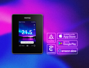The 7iE Smart Matter WiFi Thermostat by Warmup